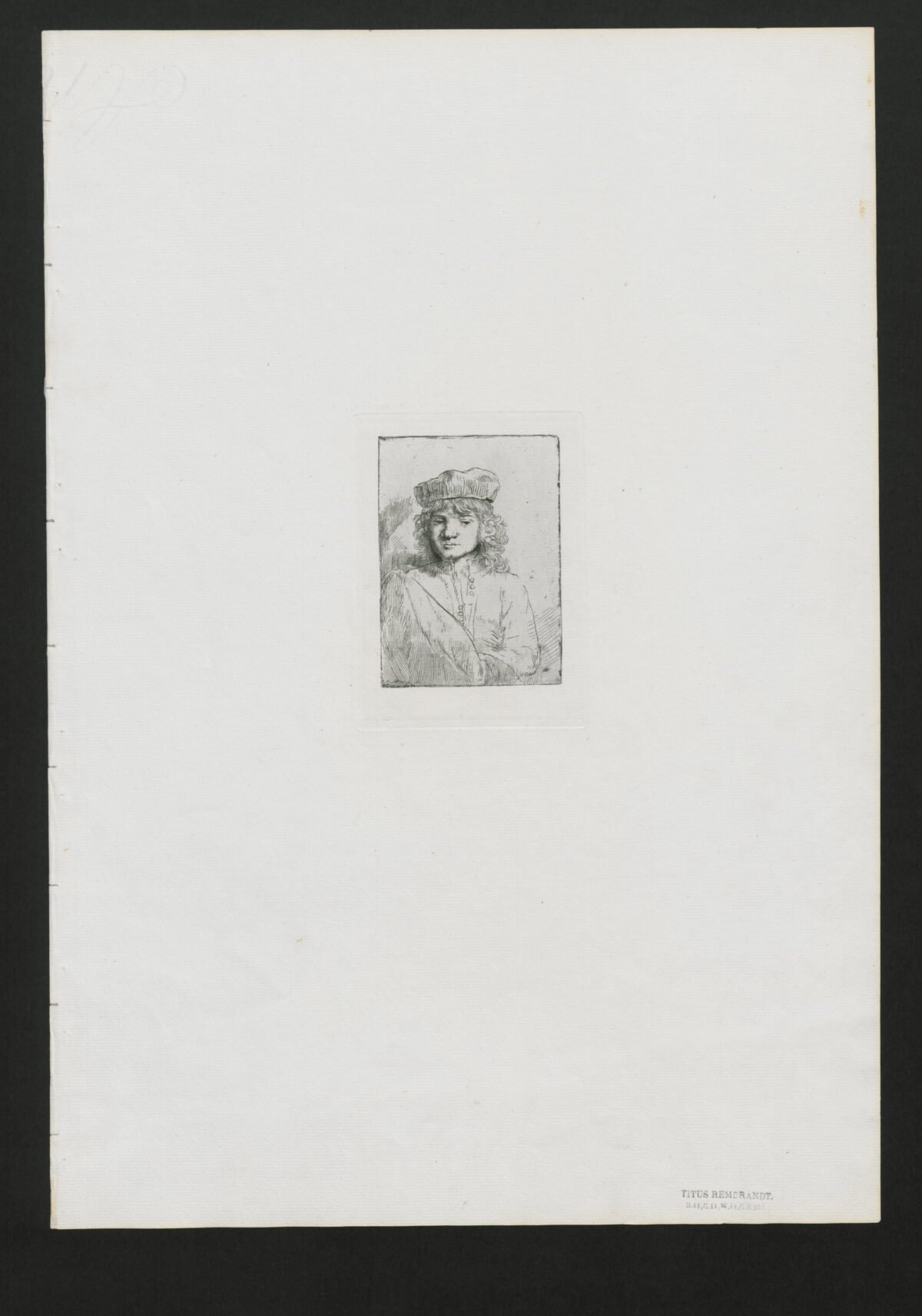 <span class="numbwork">0011</span > <span class="bullwork">•</span > Retrato de Titus Rembrandt (hijo del pintor) - Image 2