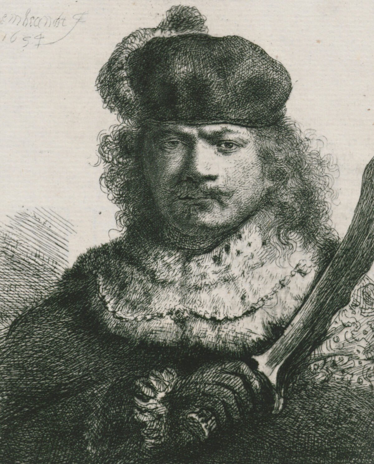 <span class="numbwork">0018</span > <span class="bullwork">•</span > Rembrandt sosteniendo un sable