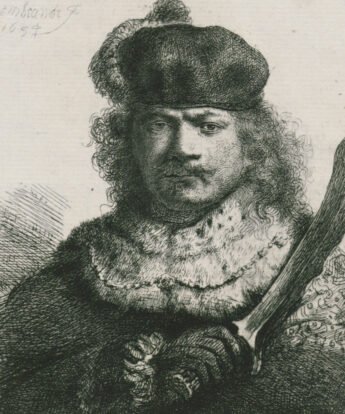 <span class="numbwork">0018</span > <span class="bullwork">•</span > Rembrandt sosteniendo un sable