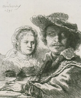 <span class="numbwork">0019</span > <span class="bullwork">•</span > Rembrandt y su esposa (Saskia van Uylenburgh)