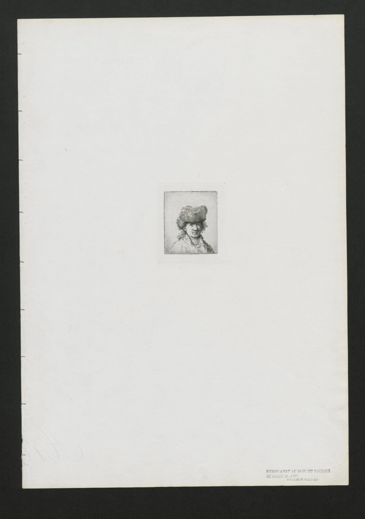 <span class="numbwork">0024</span > <span class="bullwork">•</span > Rembrandt con sombrero abullonado y vestido de blanco - Image 2