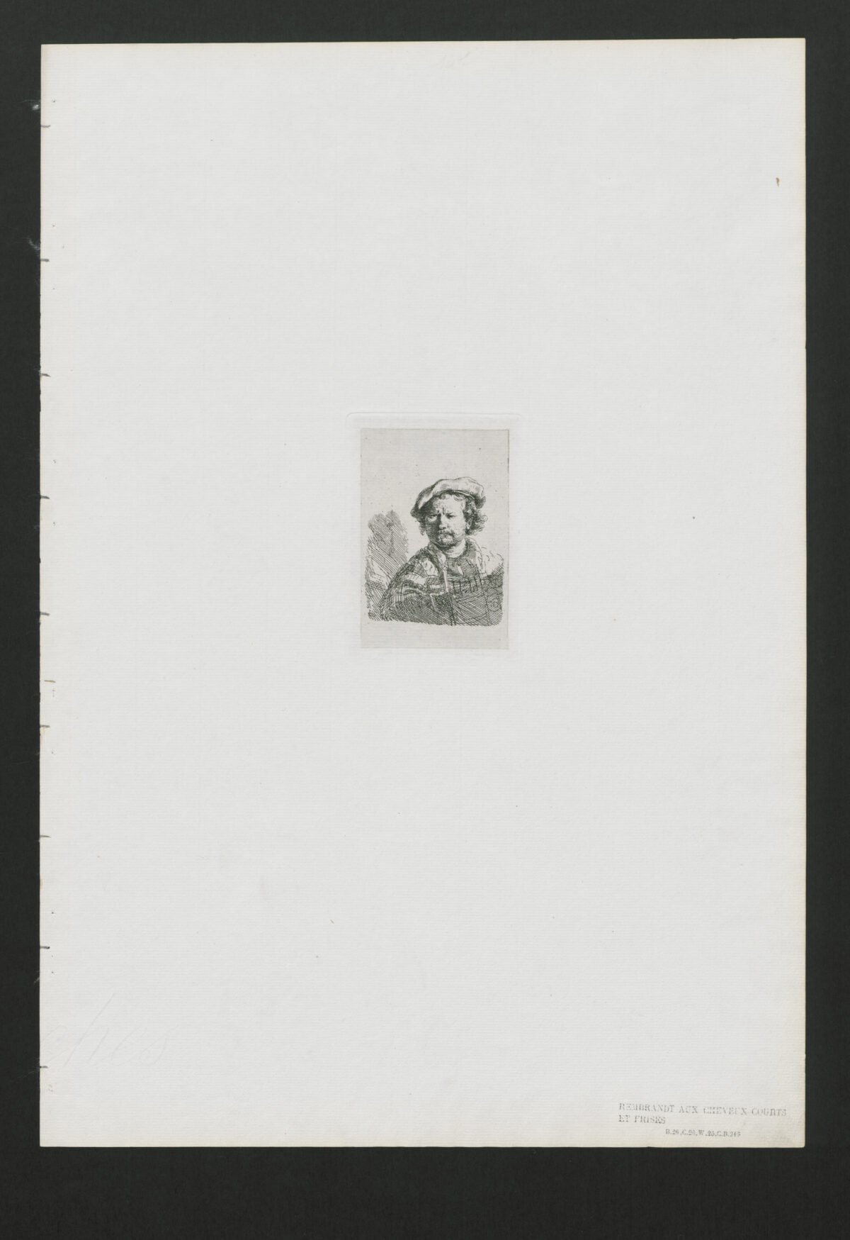 <span class="numbwork">0026</span > <span class="bullwork">•</span > Rembrandt con gorra plana y vestido bordado - Image 2