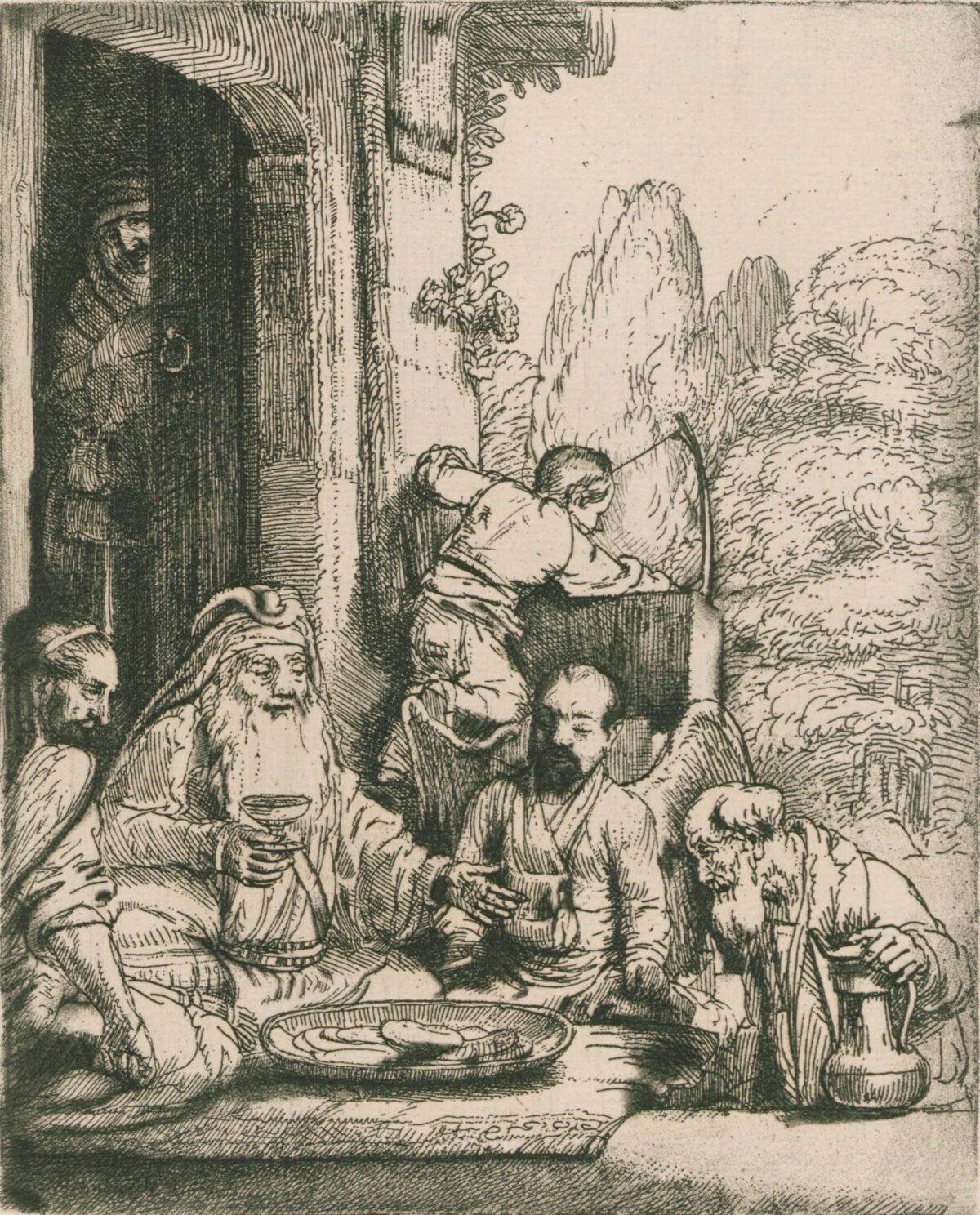 <span class="numbwork">0029</span > <span class="bullwork">•</span > Abraham recibiendo a los ángeles