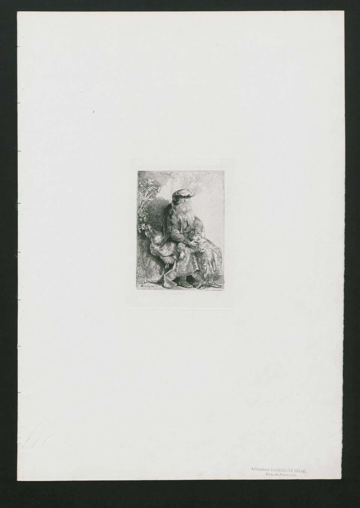 <span class="numbwork">0031</span > <span class="bullwork">•</span > Abraham acariciando a Isaac - Image 2