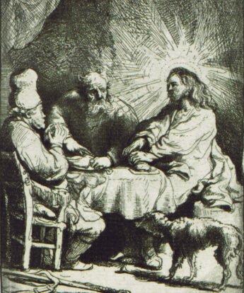 <span class="numbwork">0077</span > <span class="bullwork">•</span > Cristo en Emaús (placa pequeña)