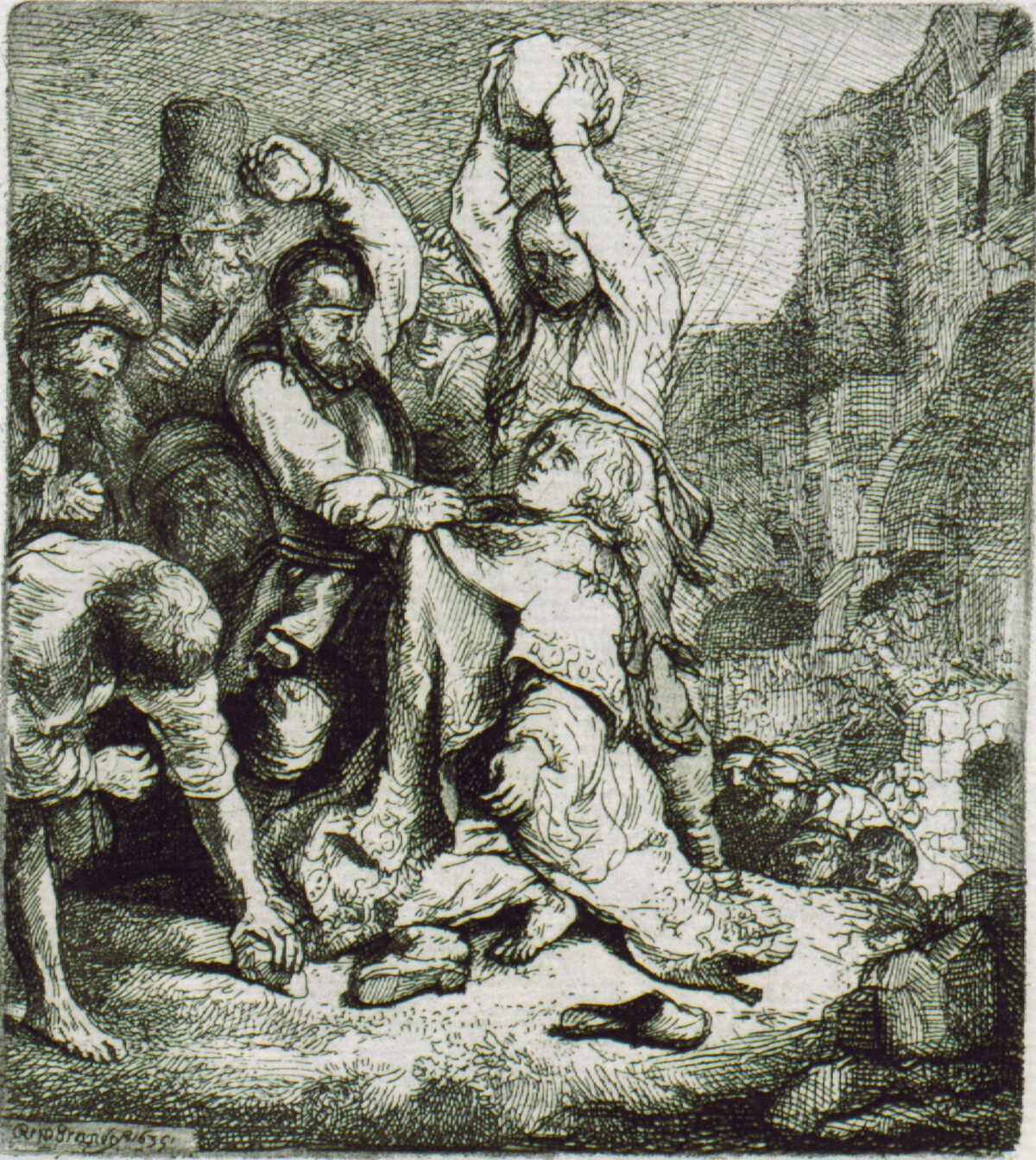 <span class="numbwork">0085</span > <span class="bullwork">•</span > La lapidación de San Esteban