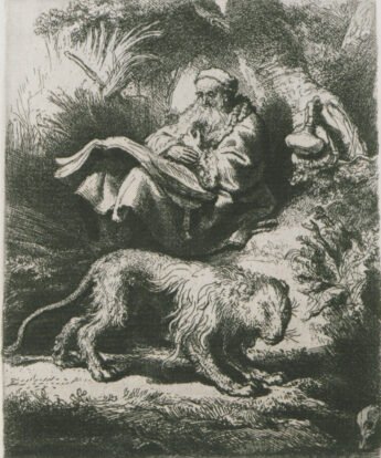 <span class="numbwork">0087</span > <span class="bullwork">•</span > San Jerónimo leyendo al pie de un árbol