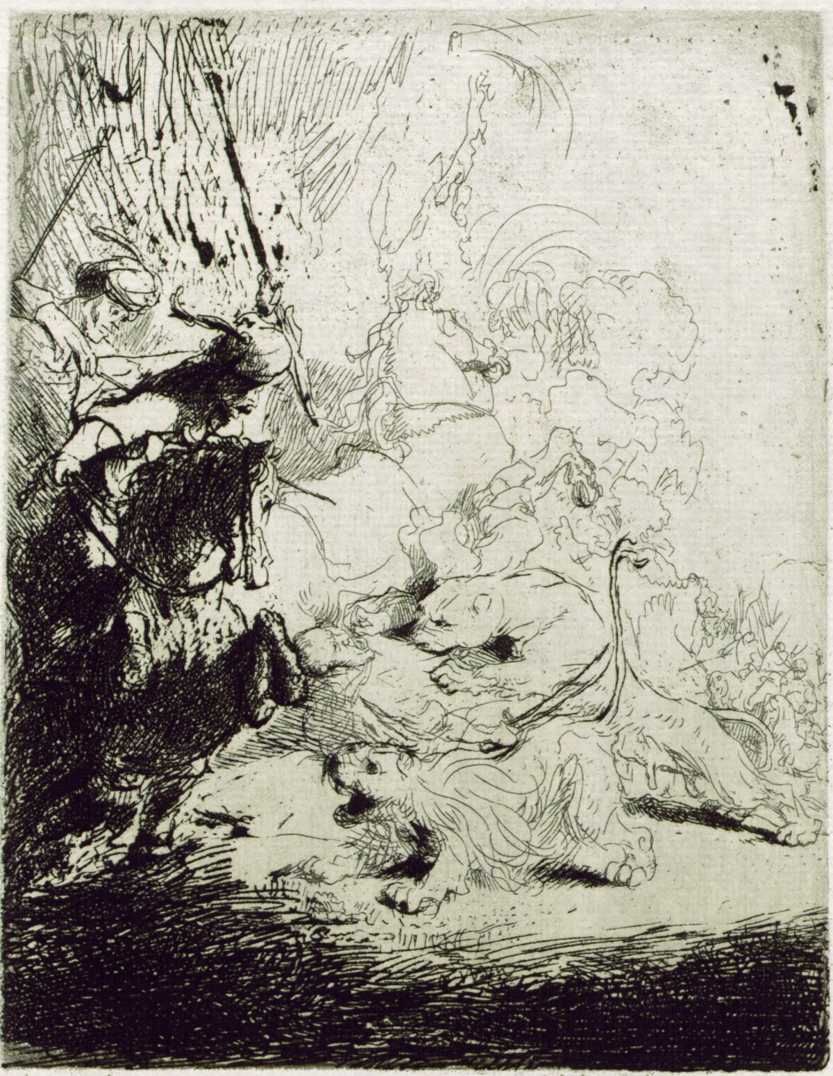 <span class="numbwork">0100</span > <span class="bullwork">•</span > La caza de dos leones