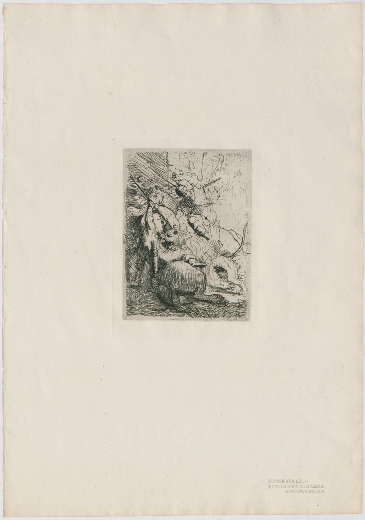 <span class="numbwork">0101</span > <span class="bullwork">•</span > La caza de leones (placa pequeña) - Image 2