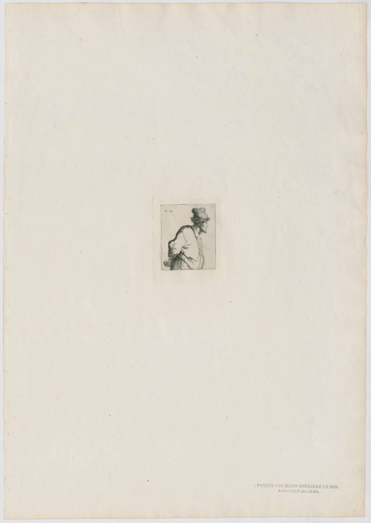 <span class="numbwork">0118</span > <span class="bullwork">•</span > Campesino con las manos detrás de la espalda - Image 2