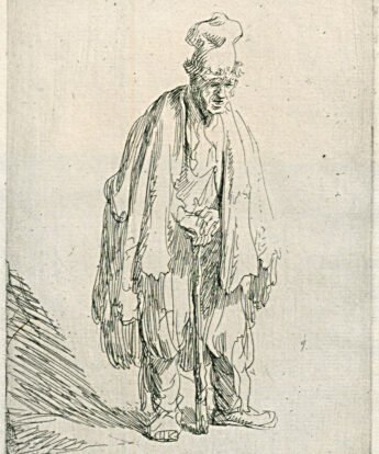 <span class="numbwork">0142</span > <span class="bullwork">•</span >  Mendigo de pie (placa grande)