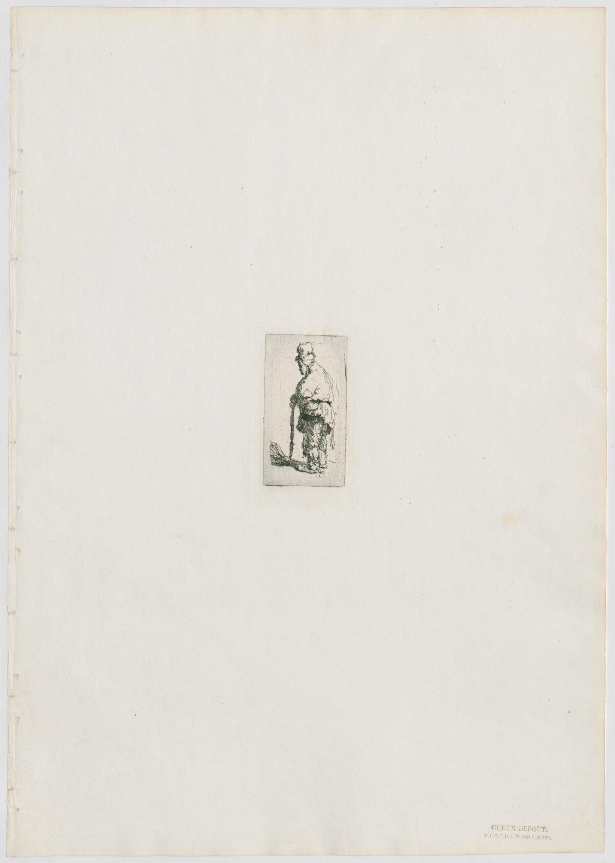 <span class="numbwork">0143</span > <span class="bullwork">•</span >  Mendigo apoyado en un bastón - Image 2
