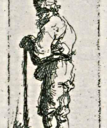 <span class="numbwork">0149</span > <span class="bullwork">•</span >  Mendigo de pie (placa pequeña)