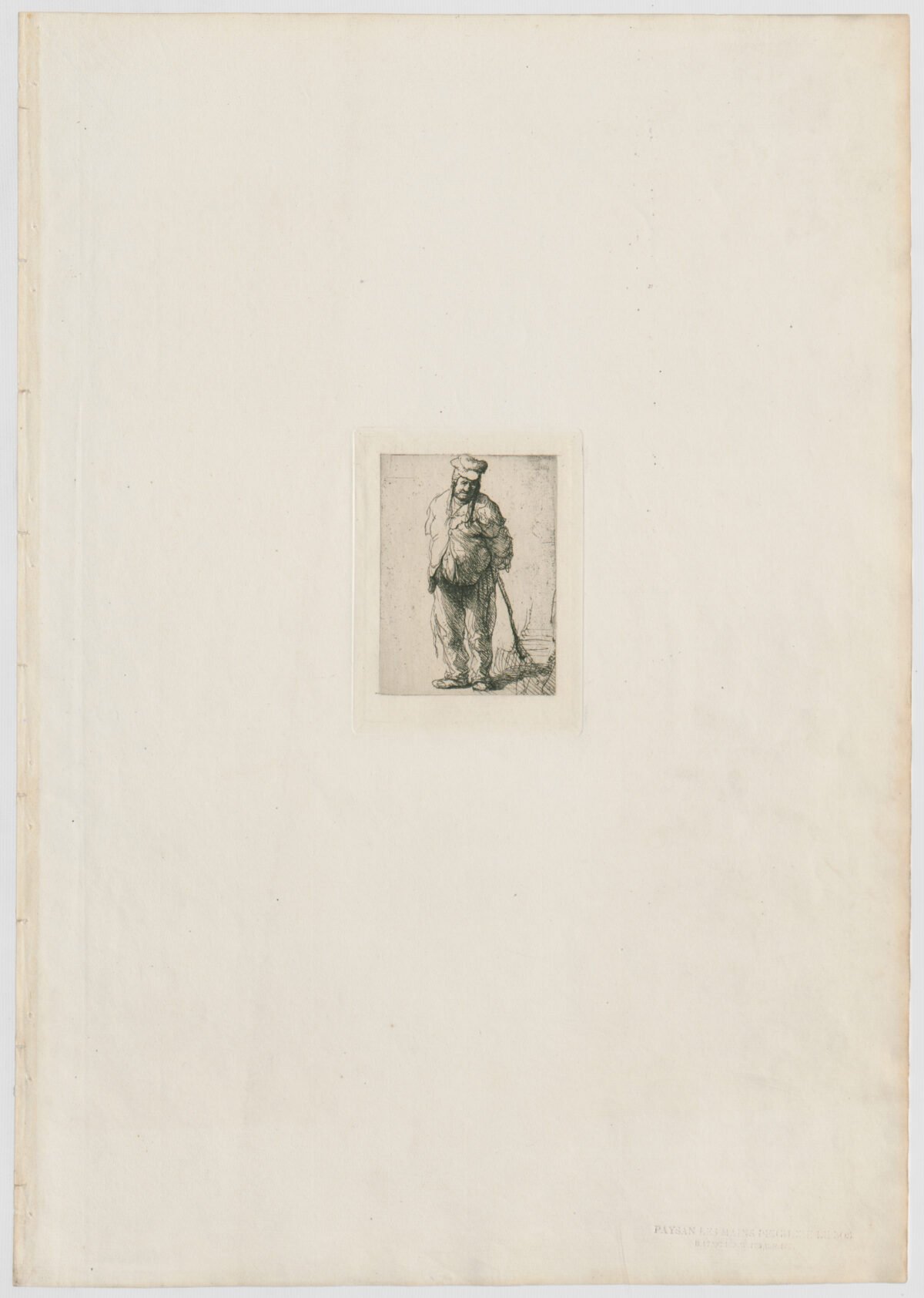 <span class="numbwork">0152</span > <span class="bullwork">•</span >  Campesino con las manos en la espalda - Image 2