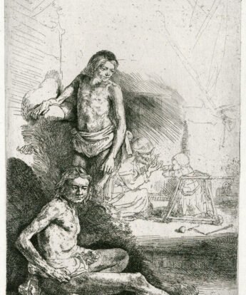 <span class="numbwork">0168</span > <span class="bullwork">•</span >  Hombre desnudo sentado y otro de pie