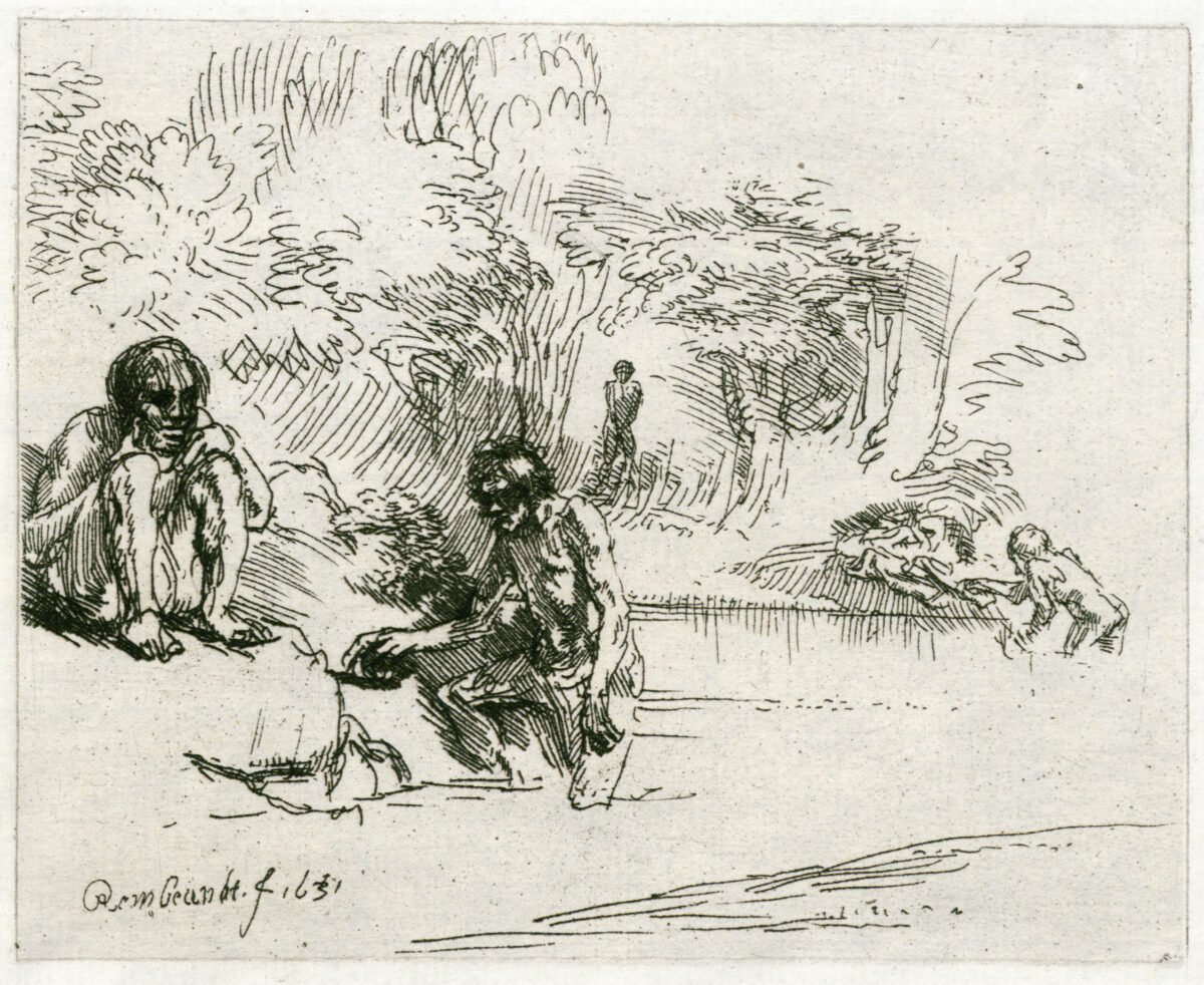 <span class="numbwork">0169</span > <span class="bullwork">•</span >  Los bañistas
