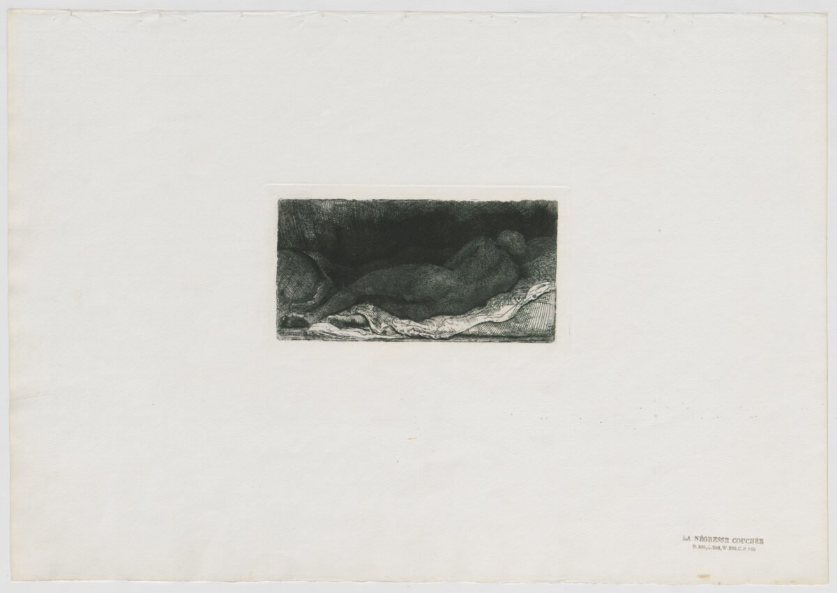 <span class="numbwork">0177</span > <span class="bullwork">•</span >  Mujer reclinada desnuda (La negra acostada) - Image 2