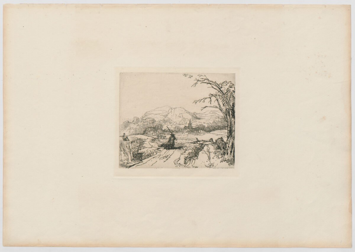 <span class="numbwork">0181</span > <span class="bullwork">•</span >  Paisaje con un pastor y un perro - Image 2