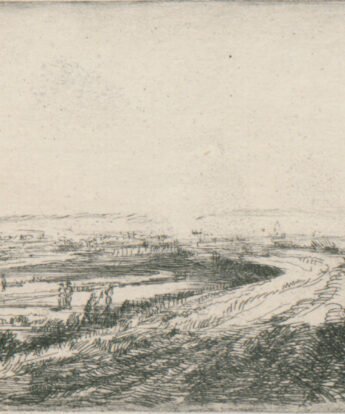 <span class="numbwork">0191</span > <span class="bullwork">•</span > Paisaje con un camino a través de un dique