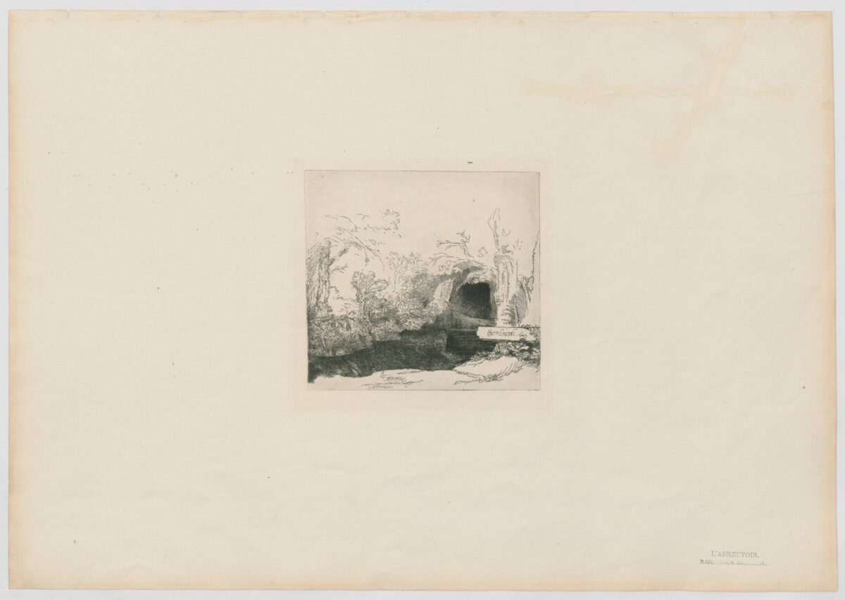 <span class="numbwork">0193</span > <span class="bullwork">•</span > Arroyo con una gruta y un bote - Image 2