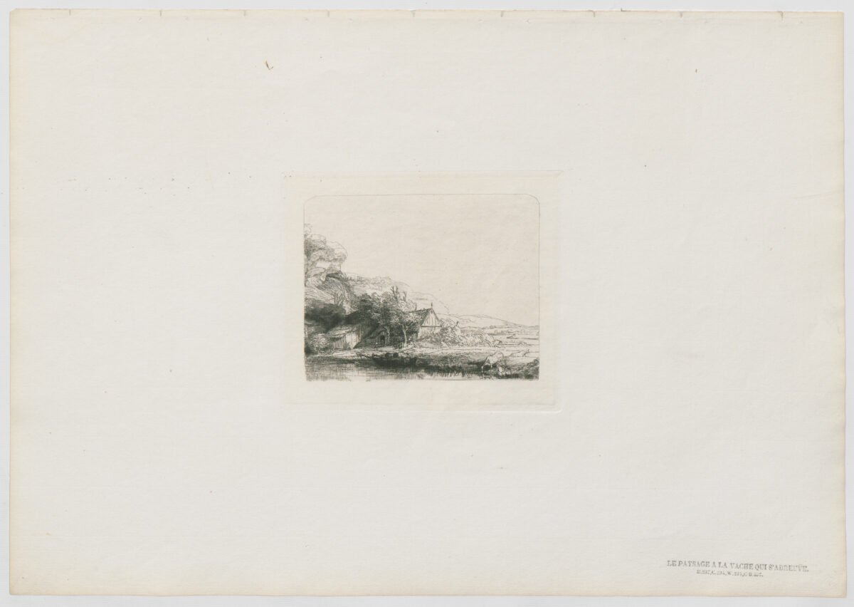 <span class="numbwork">0197</span > <span class="bullwork">•</span > El paisaje de la vaca que bebe - Image 2