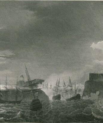 <span class="numbwork">1018</span > <span class="bullwork">•</span > Batalla de Río de Janeiro (buques franceses entrando al puerto)