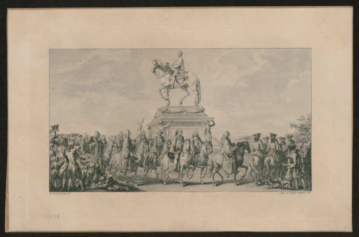<span class="numbwork">1038</span > <span class="bullwork">•</span > Inauguración de la estatua de Luis XV - Image 2