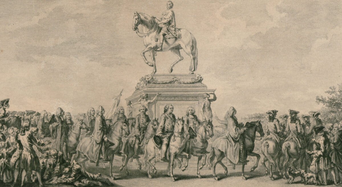 <span class="numbwork">1038</span > <span class="bullwork">•</span > Inauguración de la estatua de Luis XV