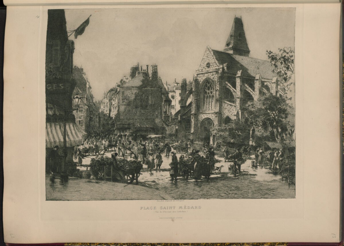 <span class="numbwork">1072</span > <span class="bullwork">•</span > Vista de la Plaza Saint-Medard (París, Francia) - Image 2