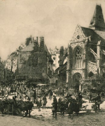 <span class="numbwork">1072</span > <span class="bullwork">•</span > Vista de la Plaza Saint-Medard (París, Francia)