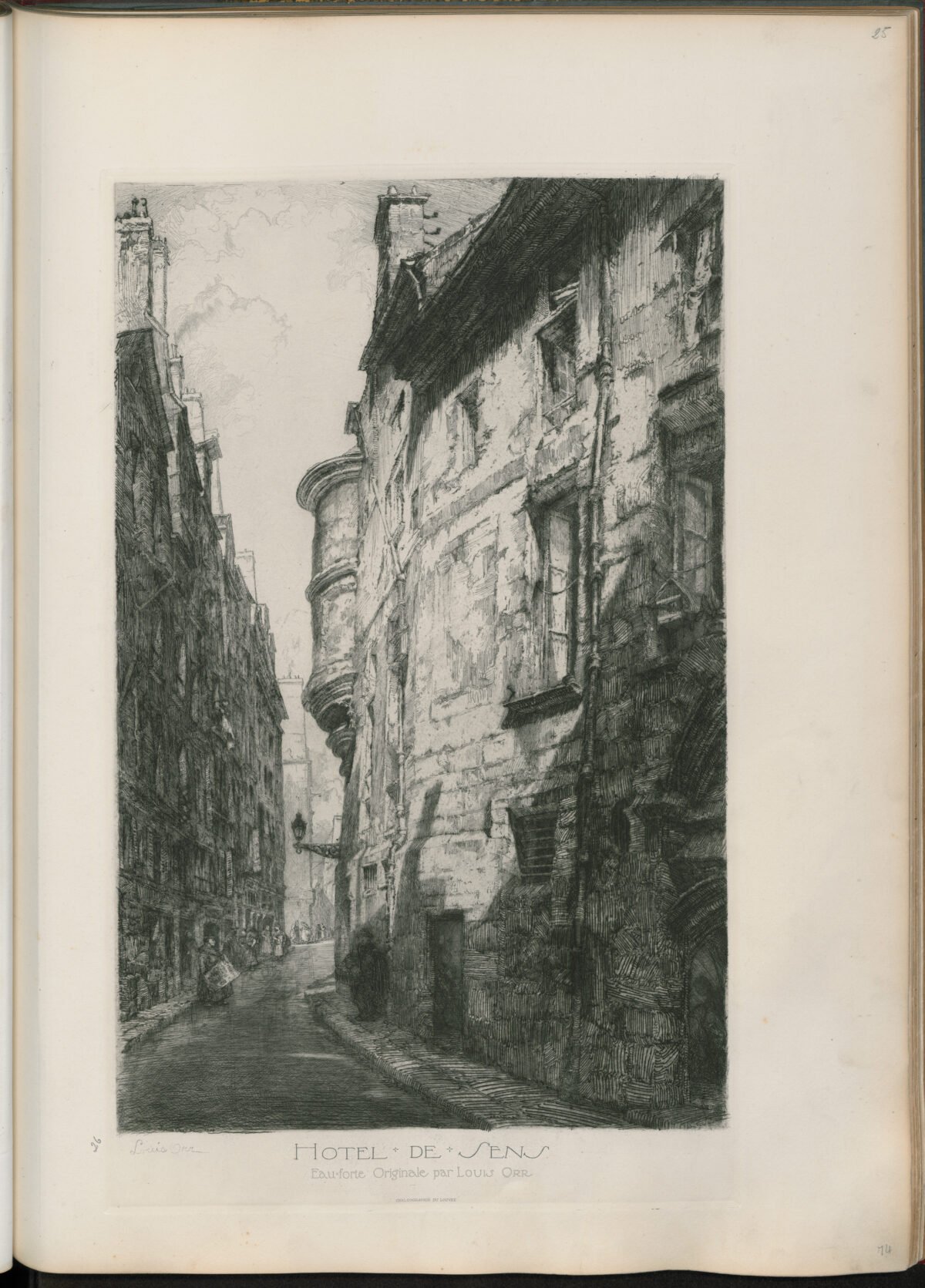 <span class="numbwork">1084</span > <span class="bullwork">•</span > Vista del Hotel de los arzobispos de Sens (París) - Image 2