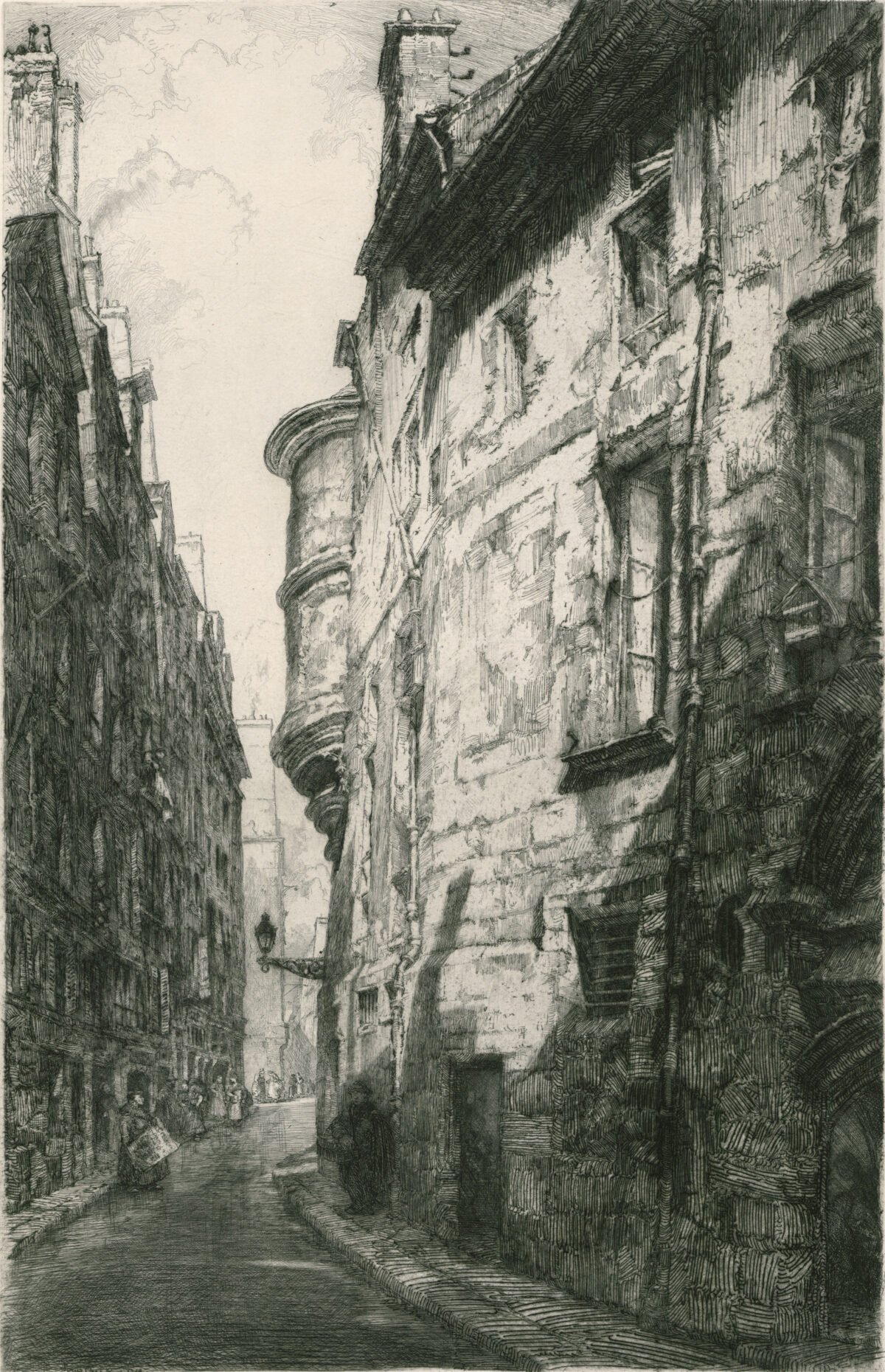 <span class="numbwork">1084</span > <span class="bullwork">•</span > Vista del Hotel de los arzobispos de Sens (París)