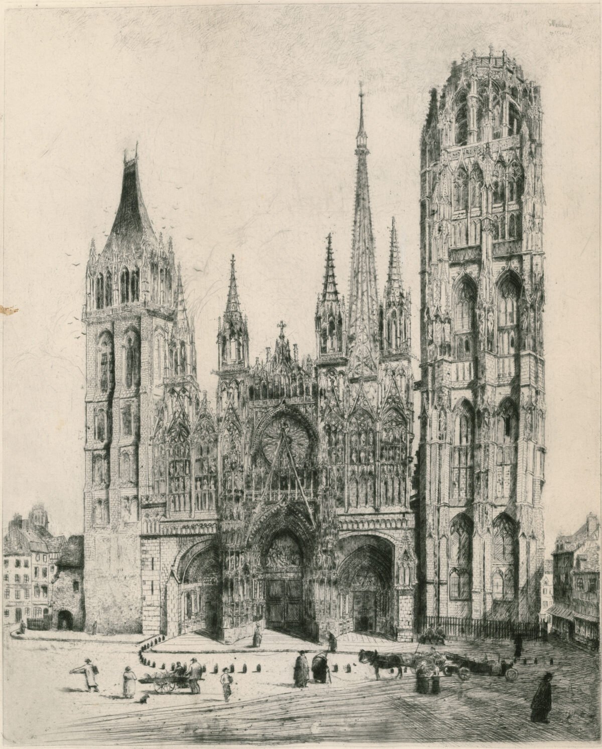 <span class="numbwork">1092</span > <span class="bullwork">•</span > Catedral de Ruán (Cathédrale Notre-Dame de Rouen)