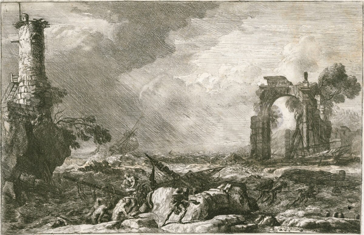 <span class="numbwork">1097</span > <span class="bullwork">•</span > Vista del mar (El naufragio)