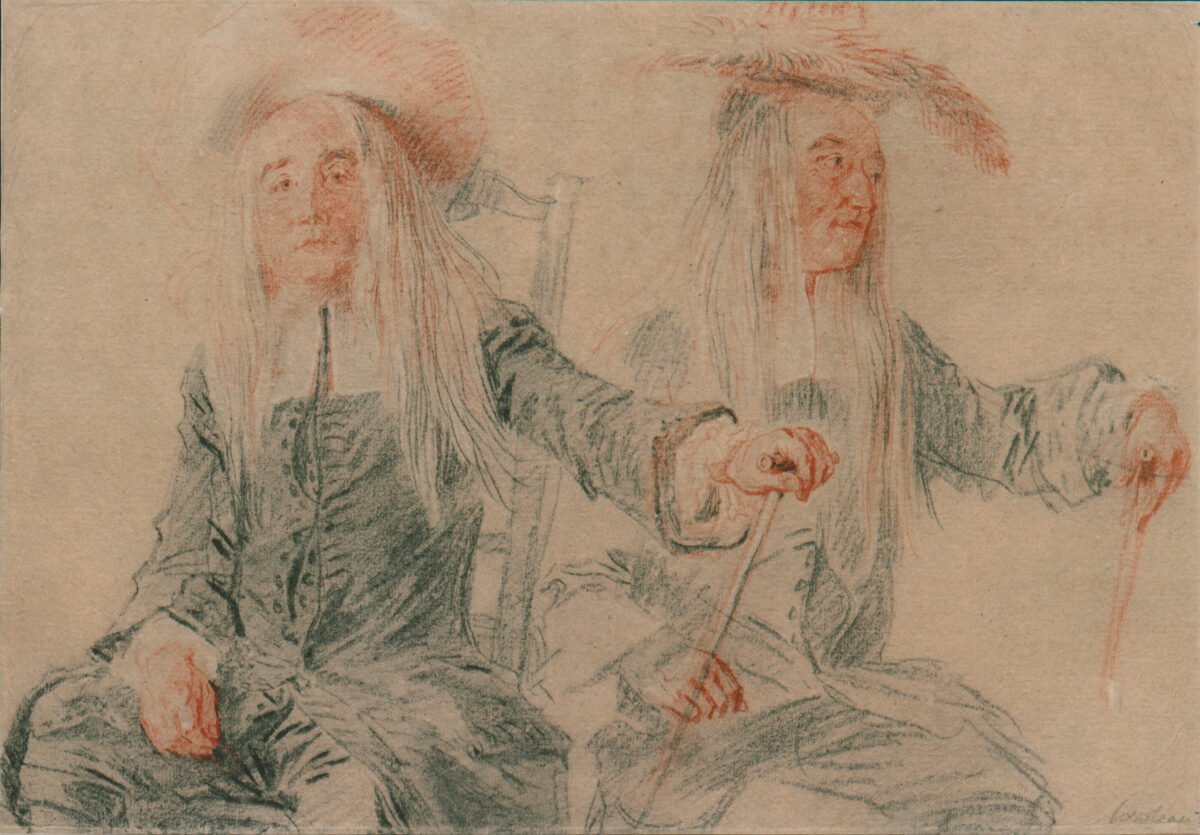 <span class="numbwork">1110</span > <span class="bullwork">•</span > Estudios de retrato de Abbé Pierre-Maurice Haranger