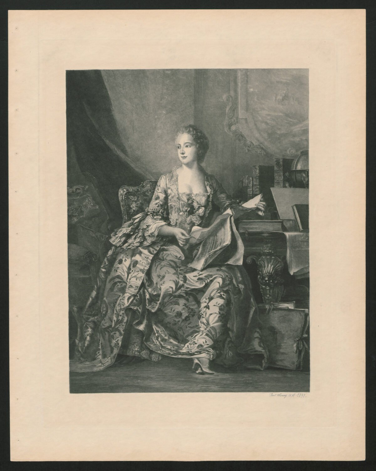 <span class="numbwork">1118</span > <span class="bullwork">•</span > Retrato de Madame Pompadour - Image 2