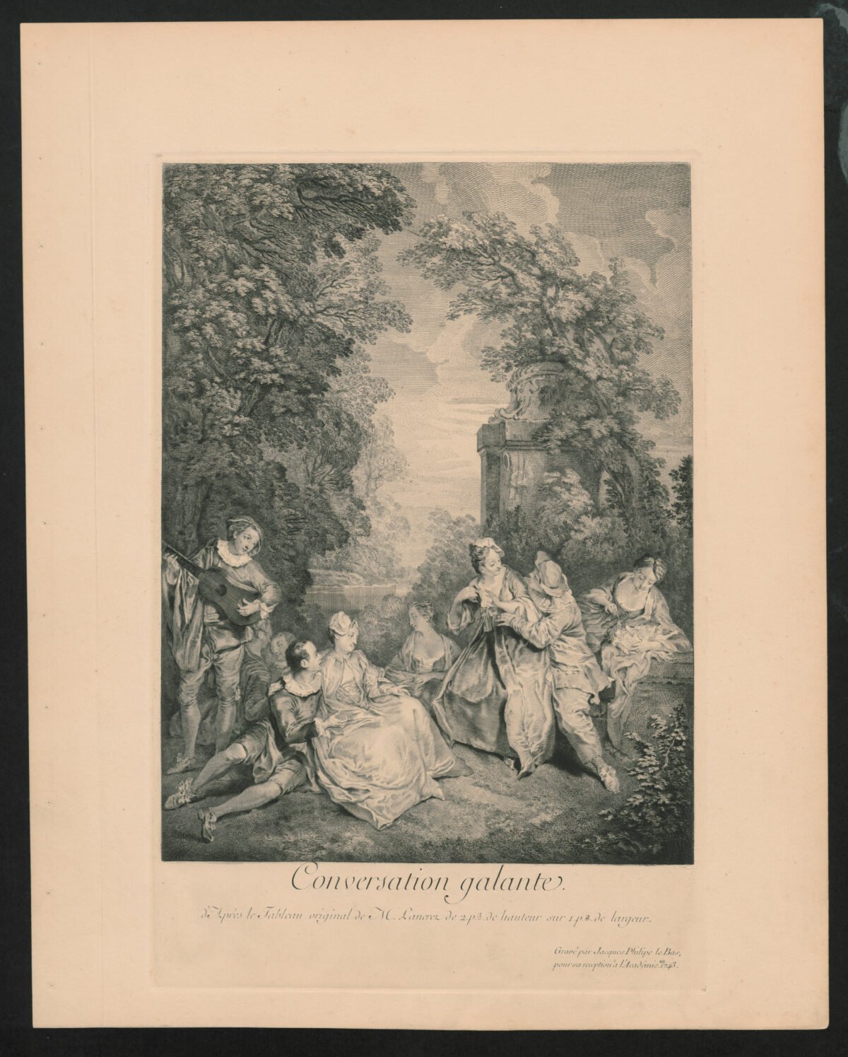 <span class="numbwork">1119</span > <span class="bullwork">•</span > Conversación galante (Las parejas conversan en un jardín) - Image 2