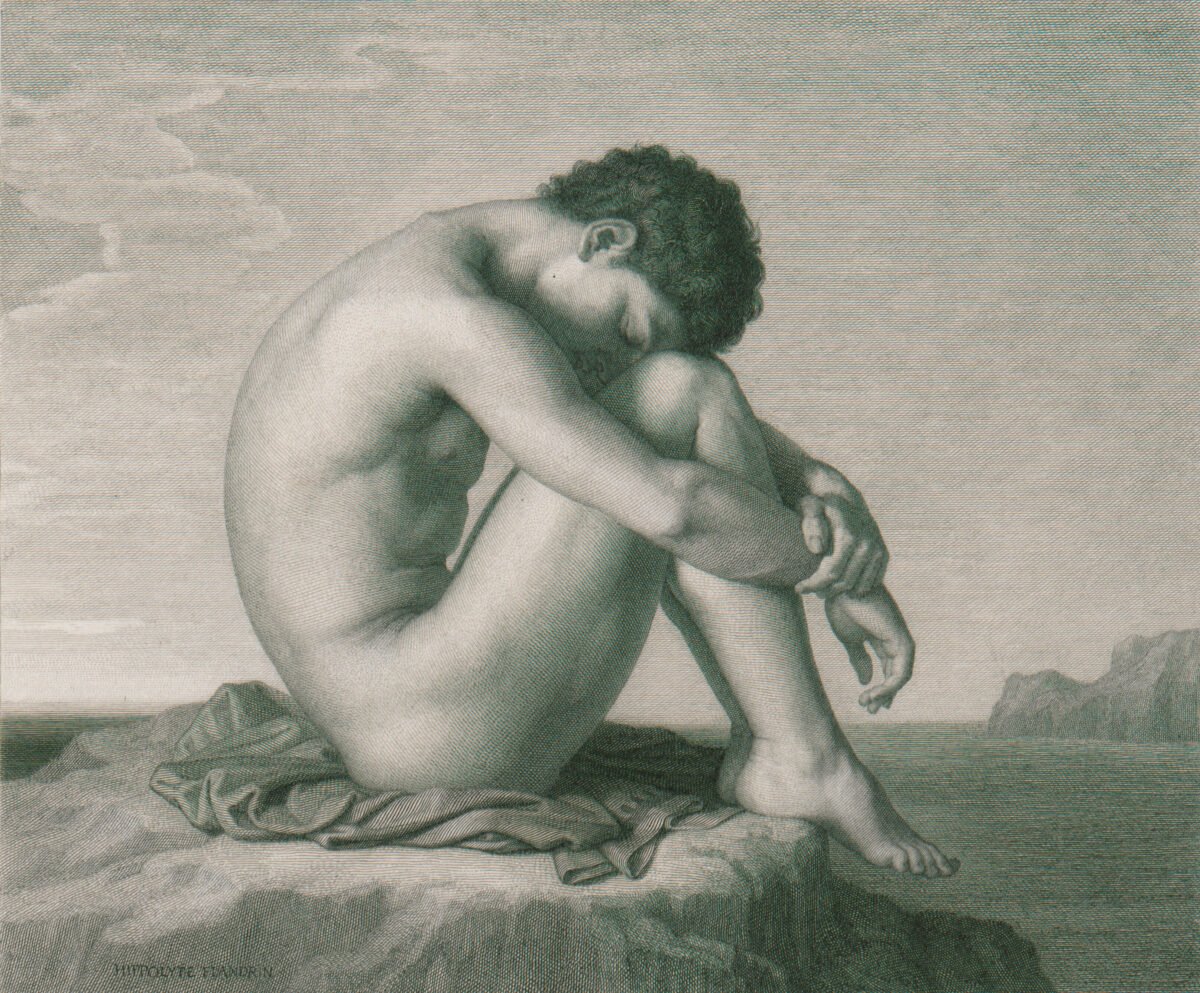 <span class="numbwork">1124</span > <span class="bullwork">•</span > Hombre desnudo sentado