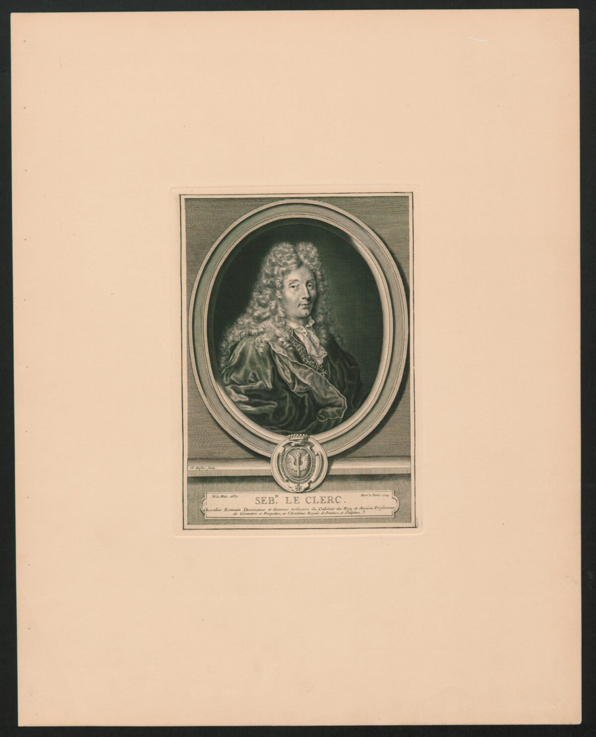 <span class="numbwork">1128</span > <span class="bullwork">•</span > Retrato de Sebastien Leclerc (El mayor) - Image 2