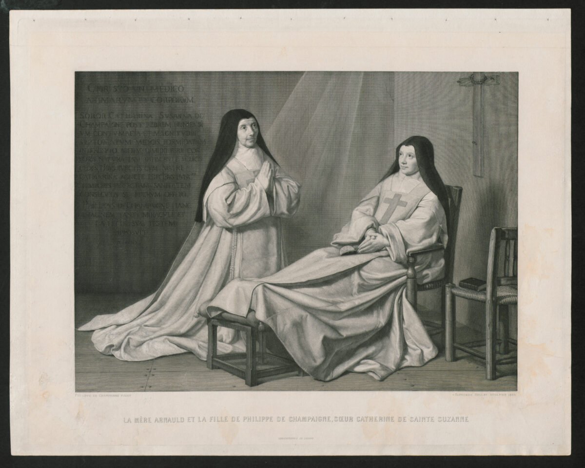 <span class="numbwork">1139</span > <span class="bullwork">•</span > Retrato de la Madre Arnauld y la hermana de Santa Suzanne Champaigne - Image 2