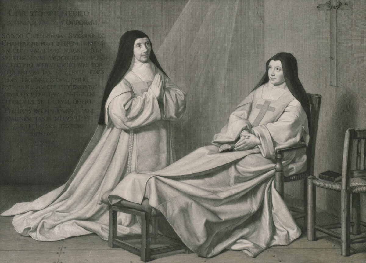 <span class="numbwork">1139</span > <span class="bullwork">•</span > Retrato de la Madre Arnauld y la hermana de Santa Suzanne Champaigne