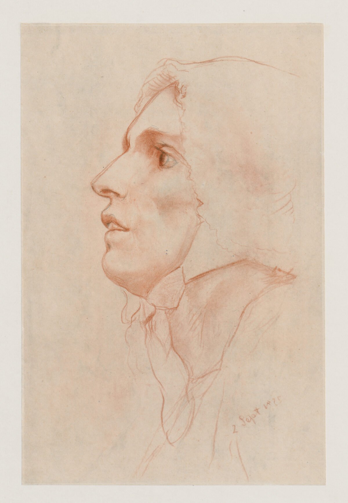 <span class="numbwork">1143</span > <span class="bullwork">•</span > Cabeza de mujer de perfil - Image 2