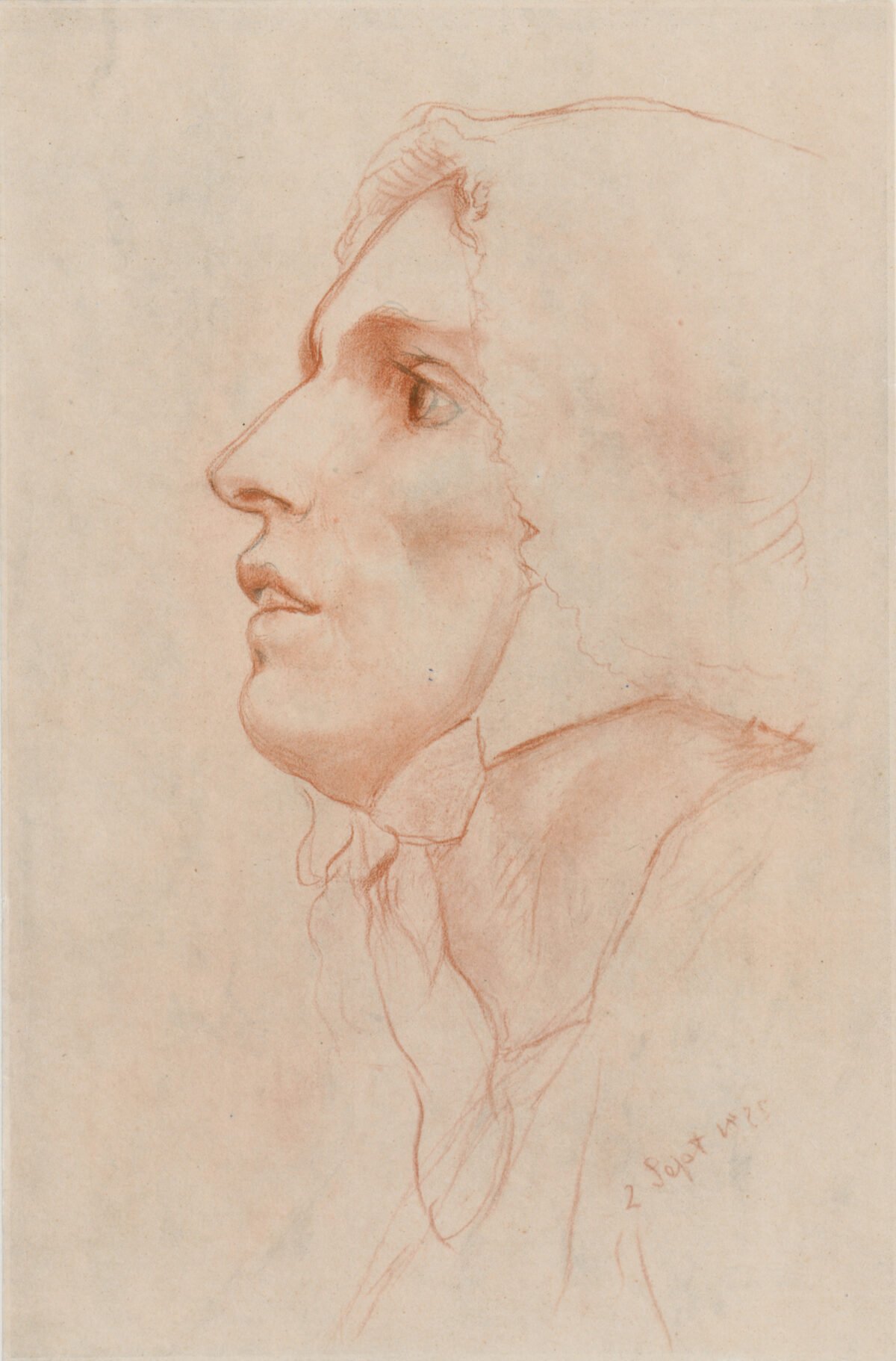 <span class="numbwork">1143</span > <span class="bullwork">•</span > Cabeza de mujer de perfil