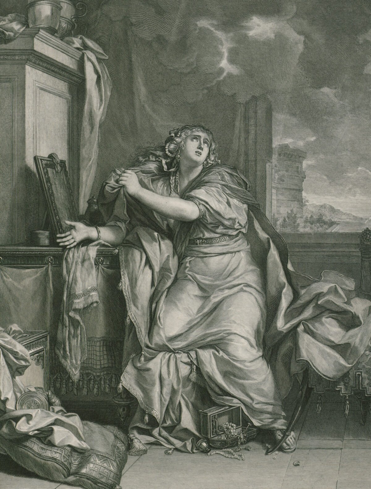 <span class="numbwork">1144</span > <span class="bullwork">•</span > María Magdalena renuncia a las vanidades mundanas