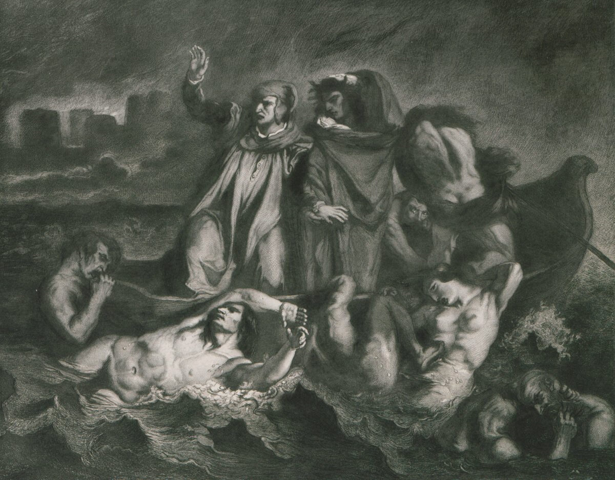 <span class="numbwork">1145</span > <span class="bullwork">•</span > La barca de Dante (Dante y Virgilio en los infiernos)