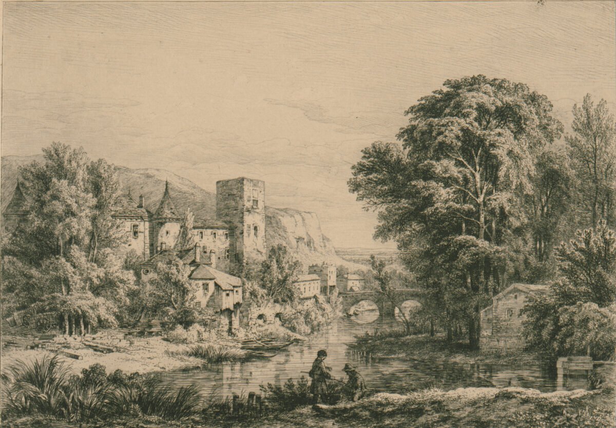 <span class="numbwork">1149</span > <span class="bullwork">•</span > Vista del castillo de Nemours