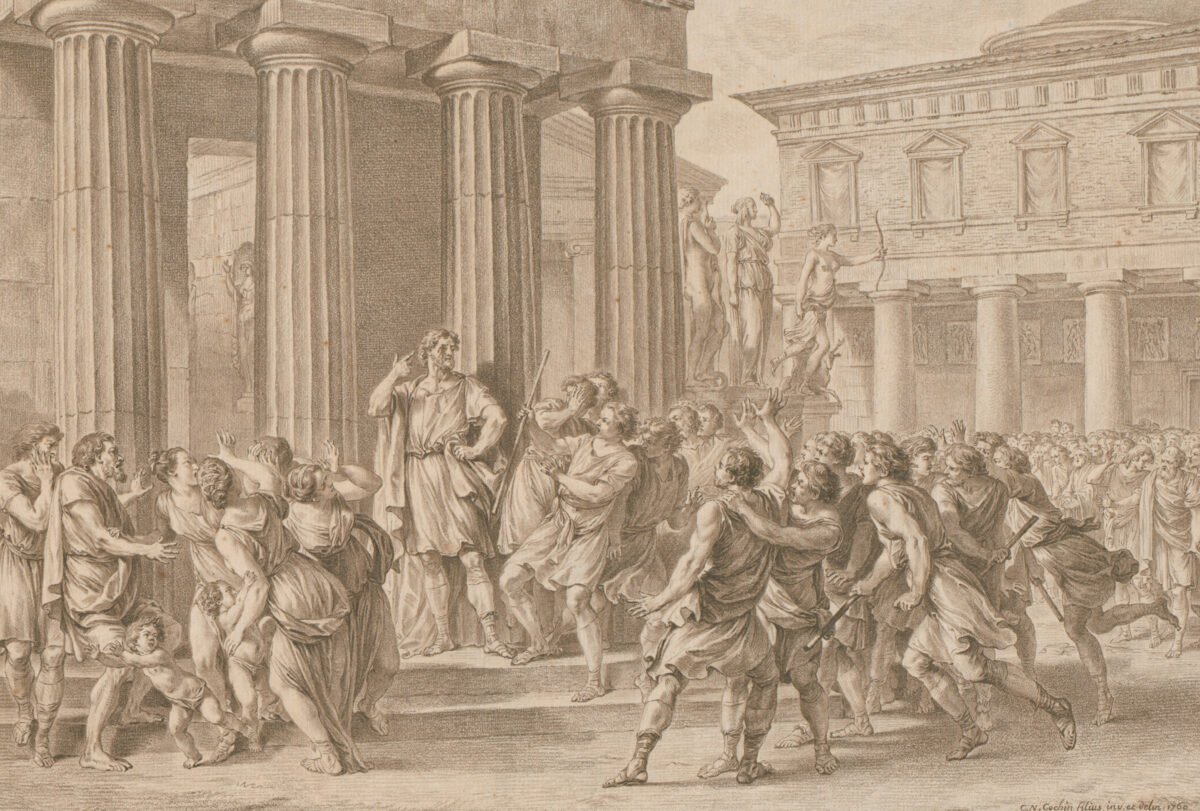 <span class="numbwork">1152</span > <span class="bullwork">•</span > Lycurgus herido en una sedición