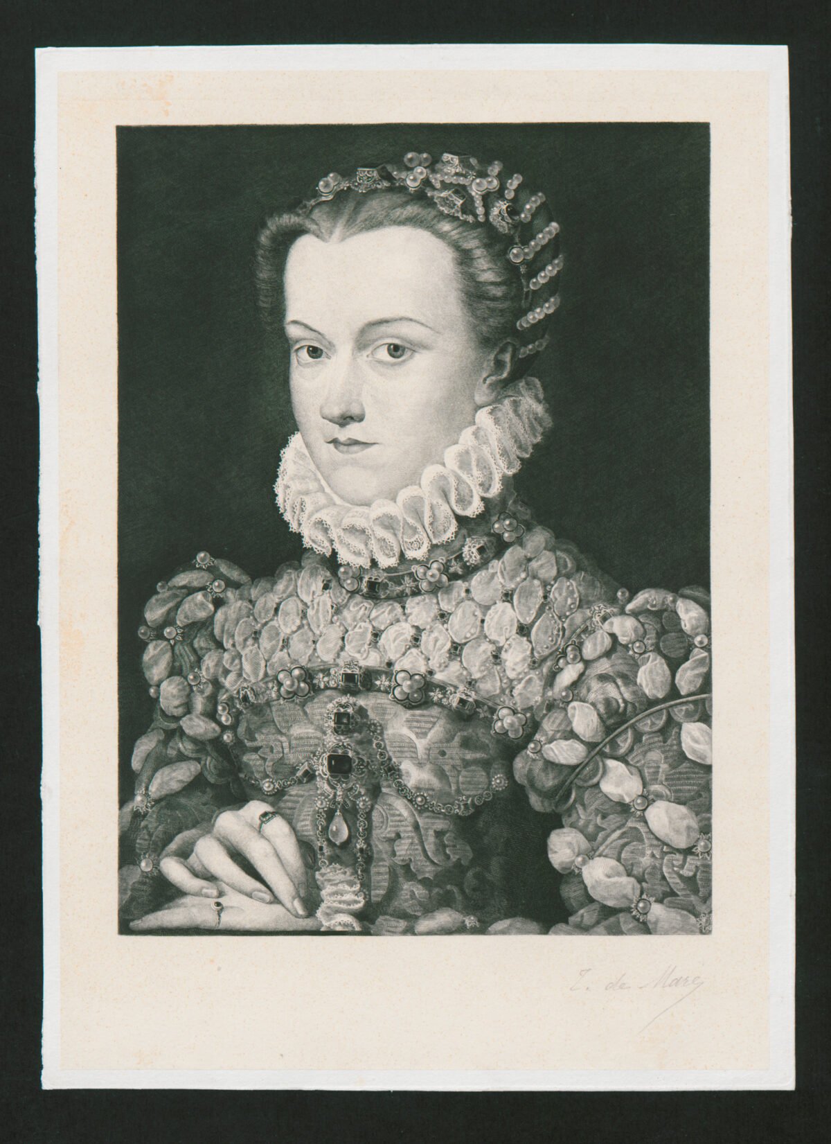<span class="numbwork">1153</span > <span class="bullwork">•</span > Retrato de Isabel de Austria (reina de Francia) - Image 2