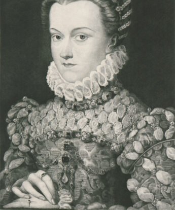 <span class="numbwork">1153</span > <span class="bullwork">•</span > Retrato de Isabel de Austria (reina de Francia)