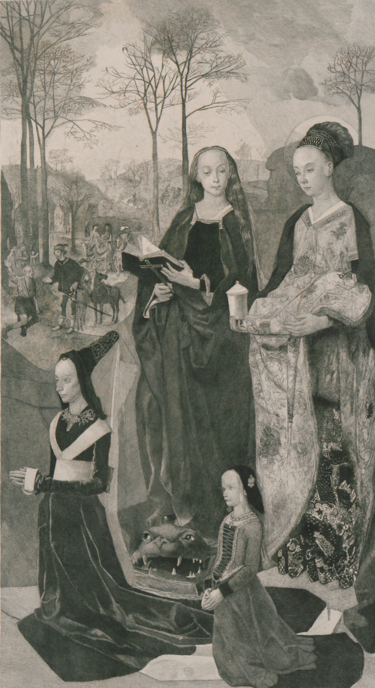 <span class="numbwork">1157</span > <span class="bullwork">•</span > Panel derecho del Tríptico Portinari
